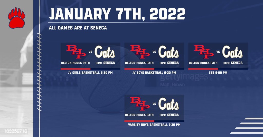Basketball Schedule for January 7th