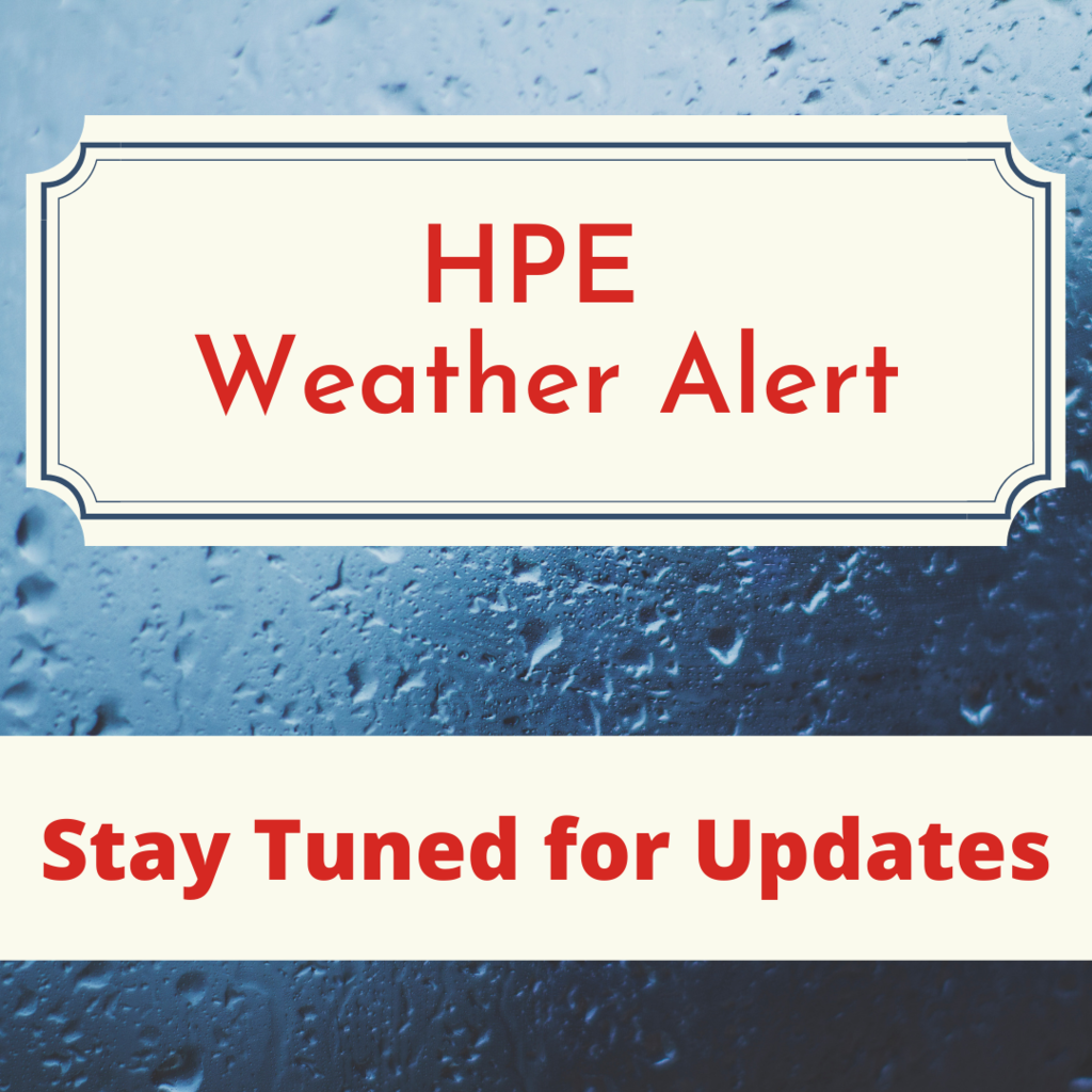 HPE weather alert