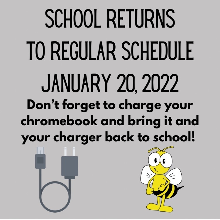 regular schedule for January 20