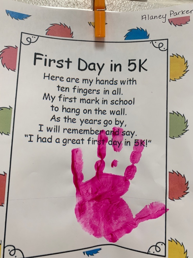 first day of kindergarten 