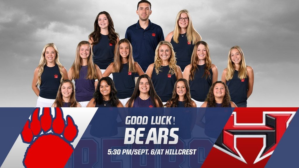 Good luck to our Tennis Team as they travel to Hillcrest tonight. Go Bears!