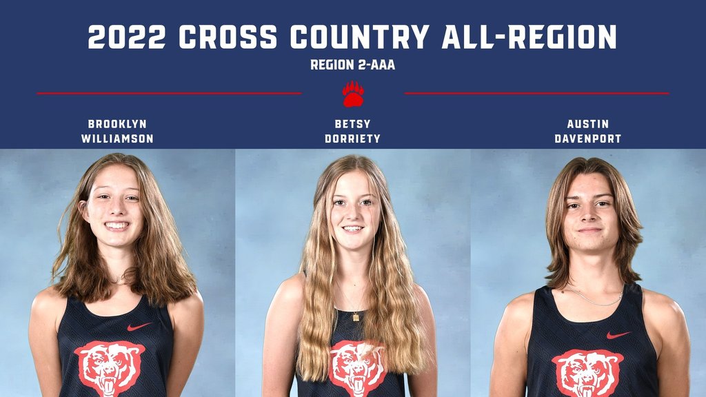 Congratulations to our Cross-Country athletes that earned All-Region honors this year. Go Bears!