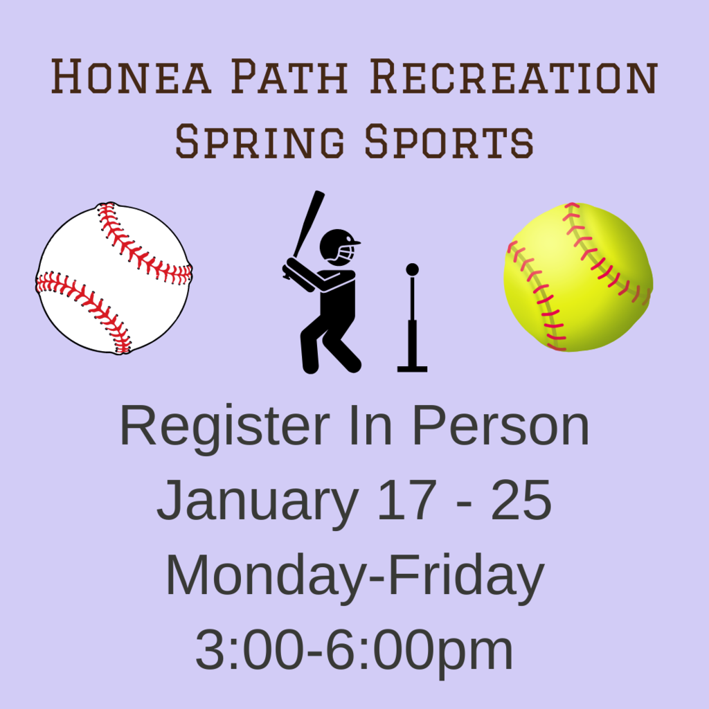 honea path rec spring sports