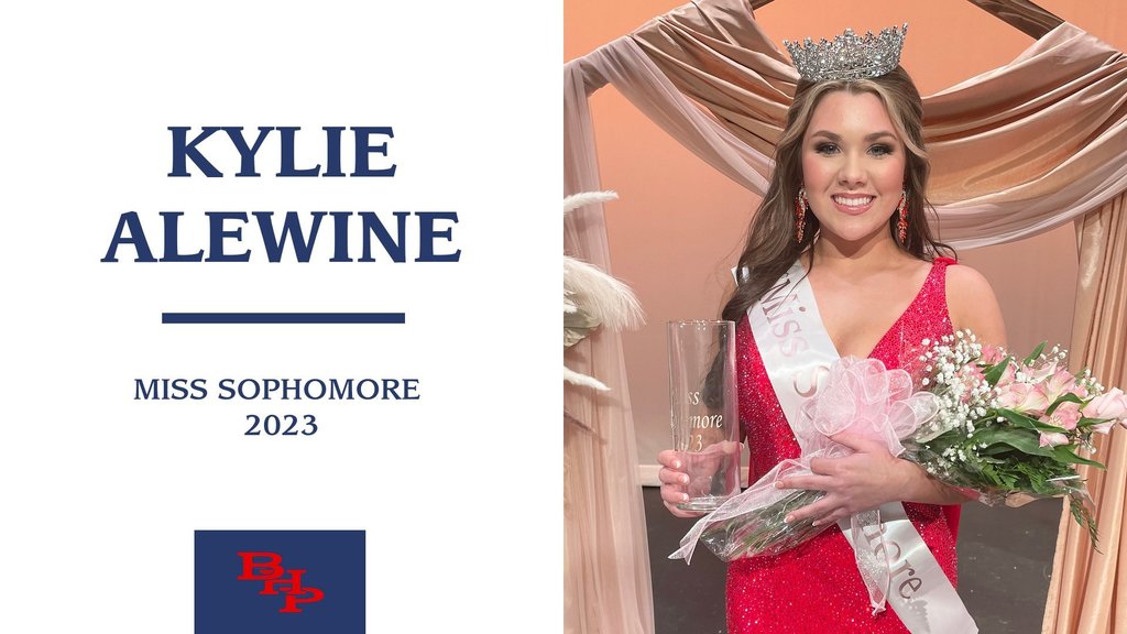 Miss Sophomore Kylie Alewine