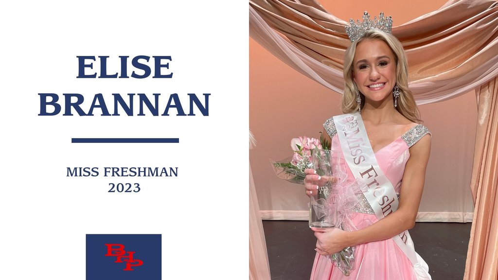 Miss Freshman Elise Brannan