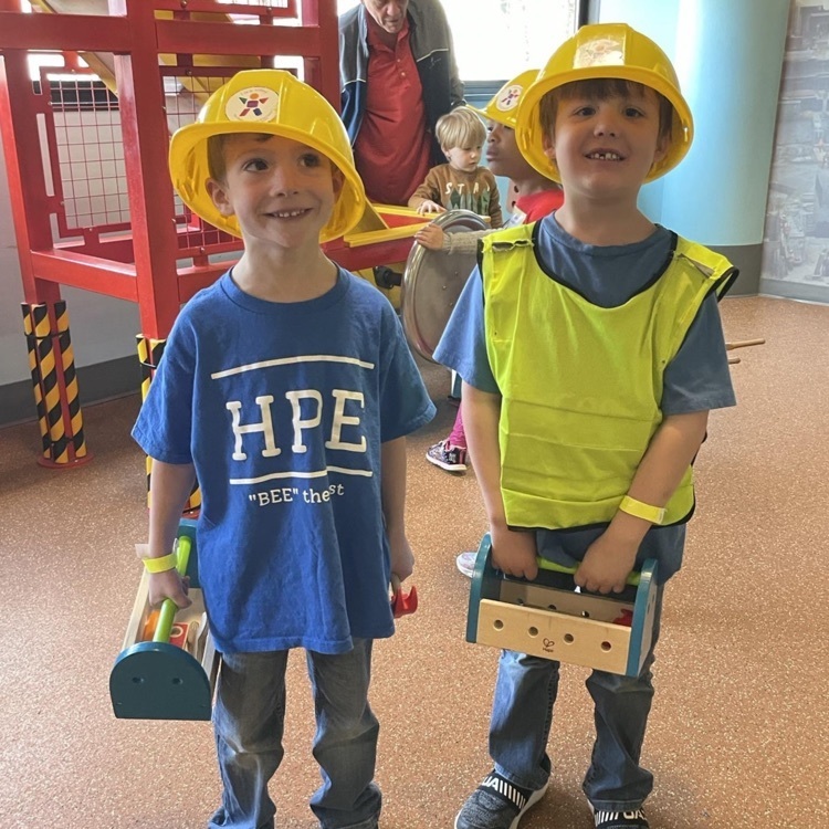 students dressed up as construction workers 