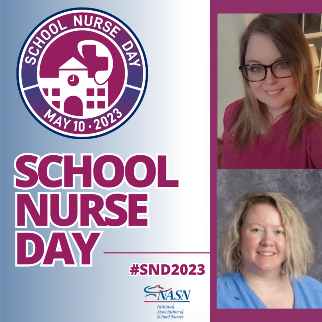 Today we appreciate our nurses Mrs. Nikki and Mrs. Amy! Thanks for all you do for everyone in our building.