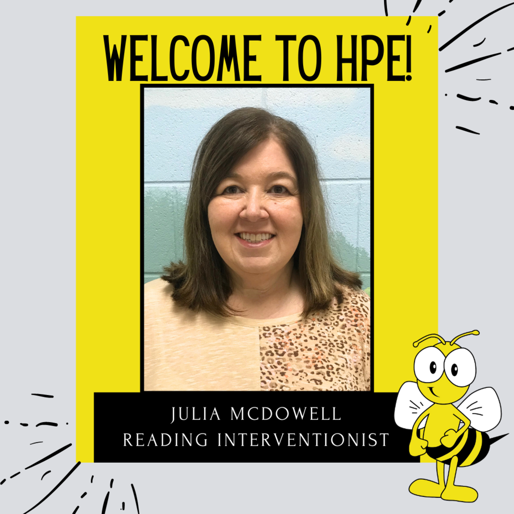 We are so excited to welcome Mrs. McDowell to her new role at Honea Path Elementary!  Mrs. McDowell will be our new reading interventionist.