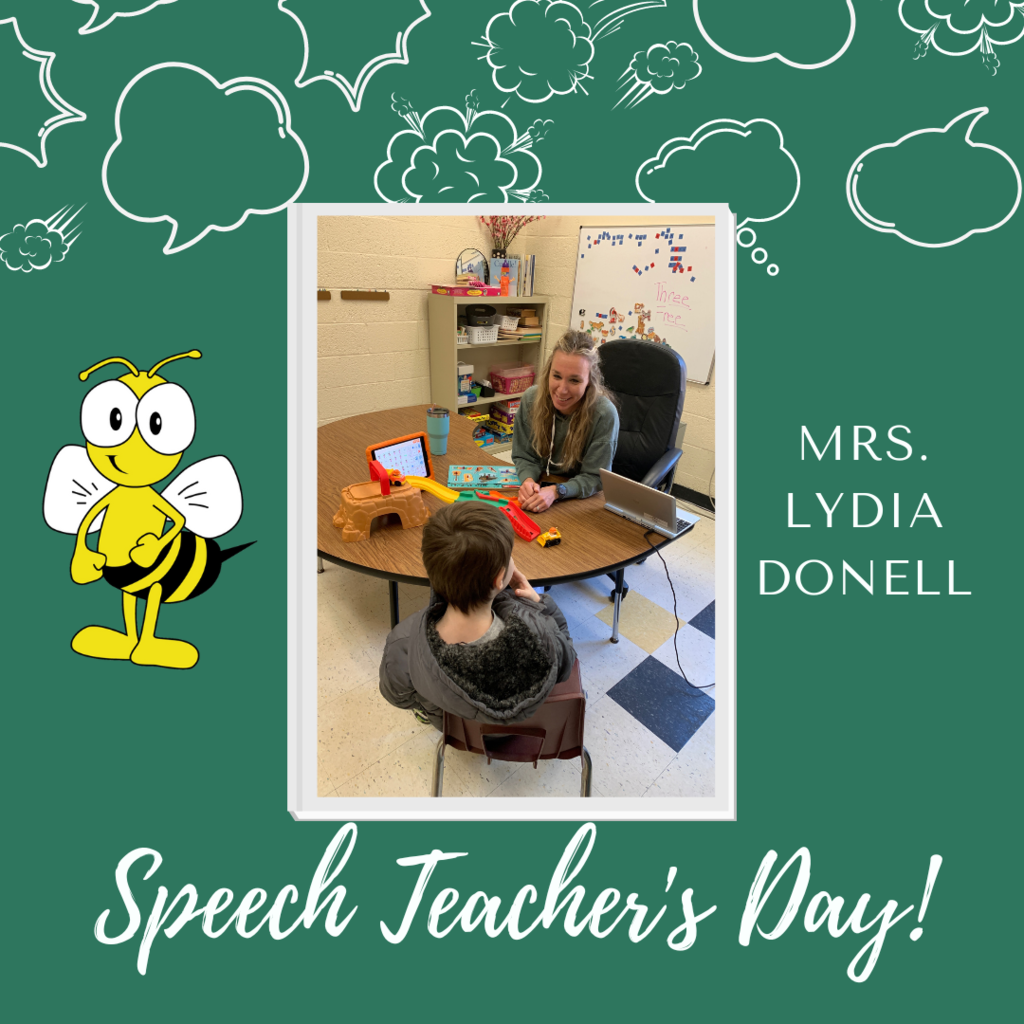 Thank you to Mrs. Donell and our virtual speech teachers for all they do to support all of us!