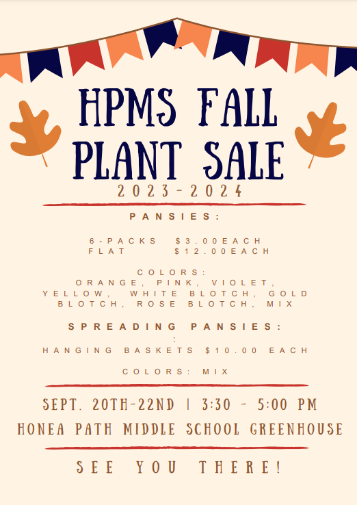 HPMS Plant Sale