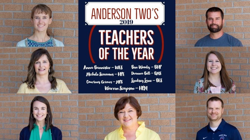 Teachers of the Year image with district Teachers of the year